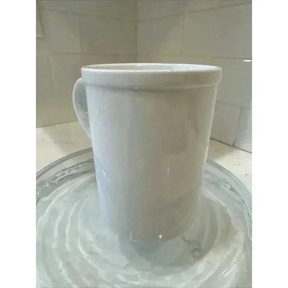 Pottery Barn Christmas Reindeer Mug Cup Hip Dancer Holiday Santa - Picture 5 of 10